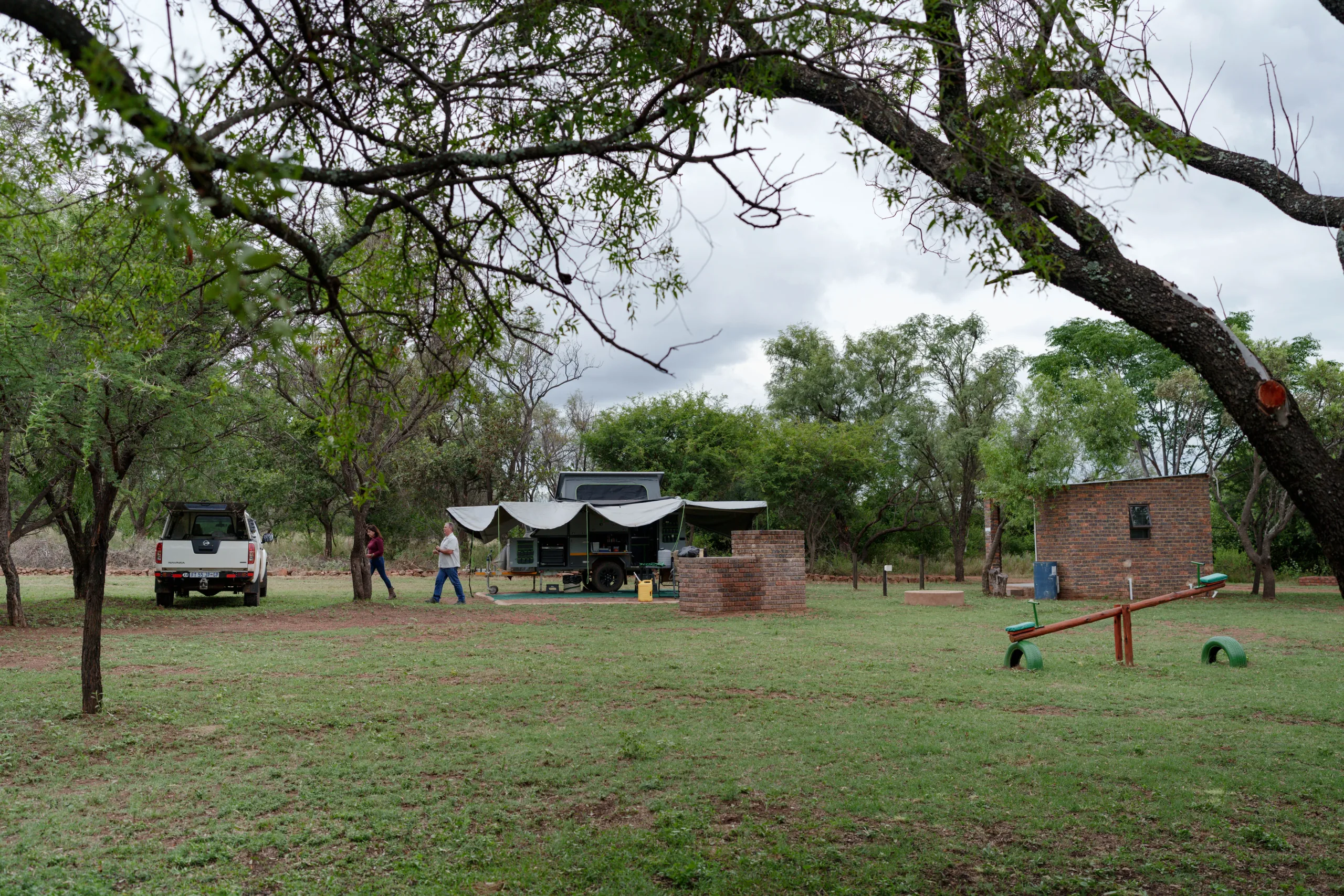 Caravan park camping