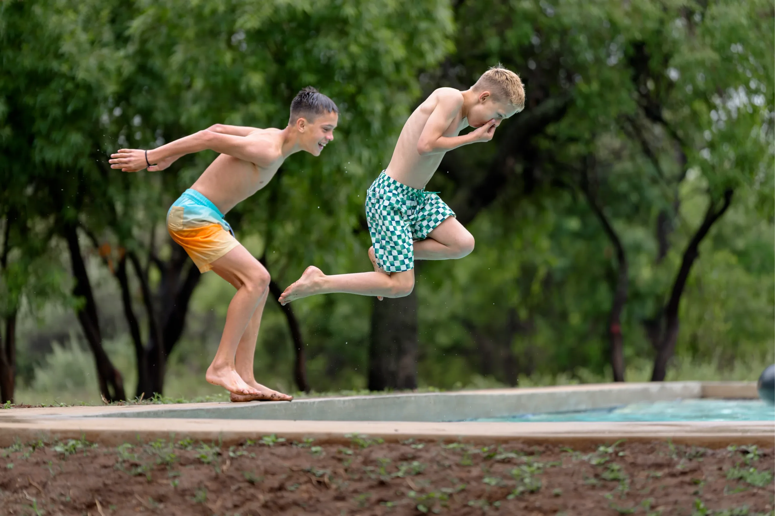 Swimming at the ranch