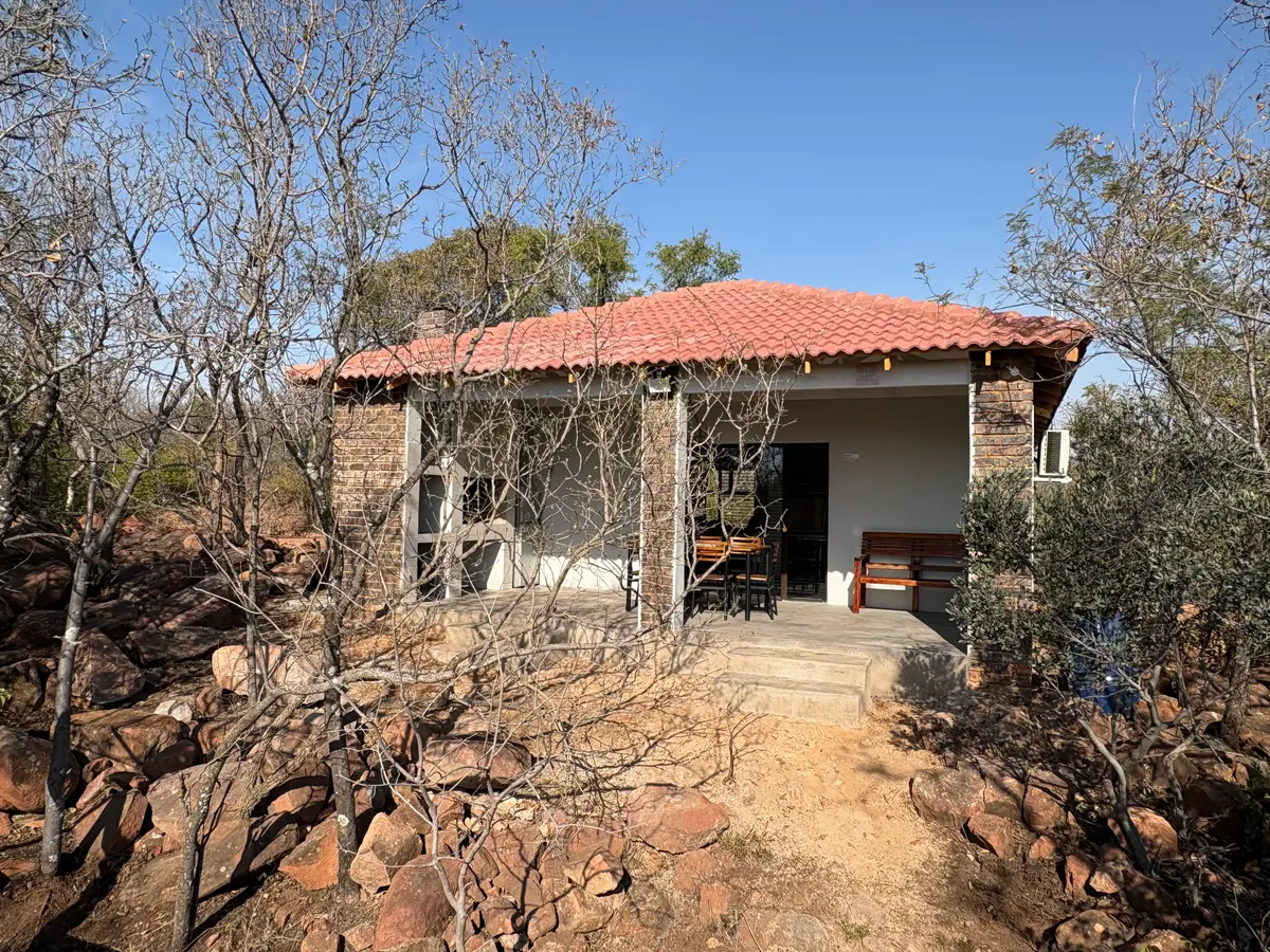 Rustic Retreat cabin built in the bush at Impala Game Ranch