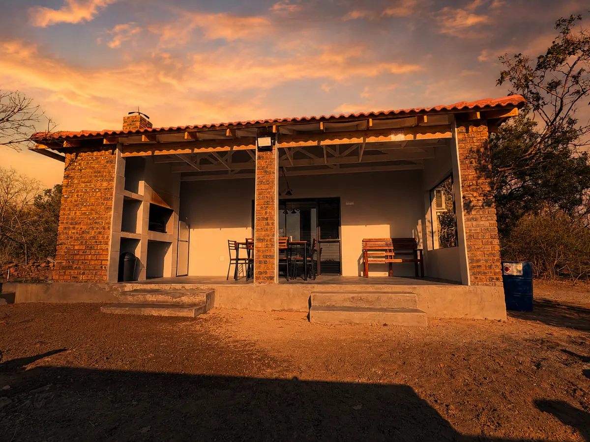 Sunset Cabin in the bush at Impala Game Ranch